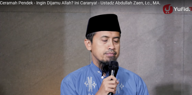 Ceramah Pendek – Ingin Dijamu Allah? Ini Caranya! – Ustadz Abdullah Zaen, Lc., MA.